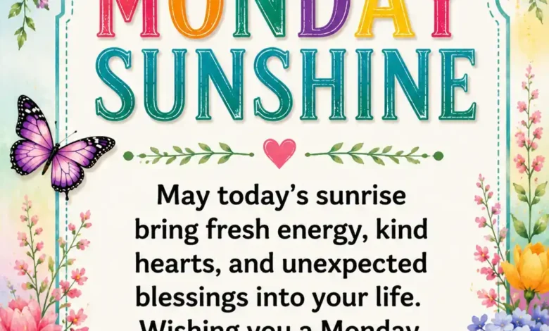 monday blessings