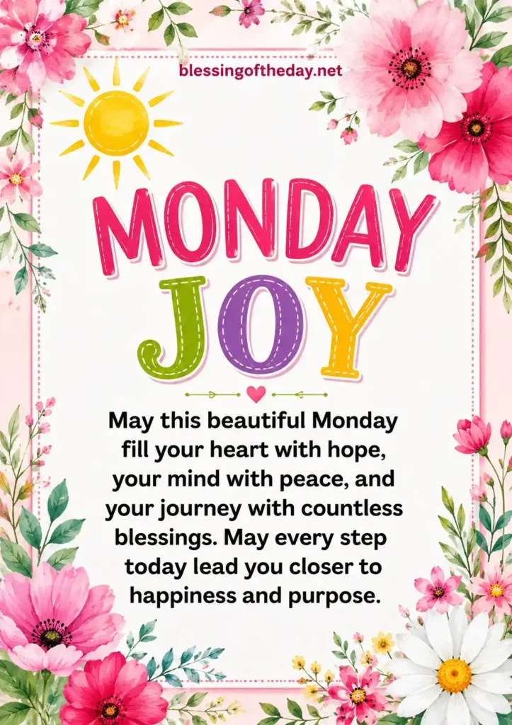Monday Blessings Images