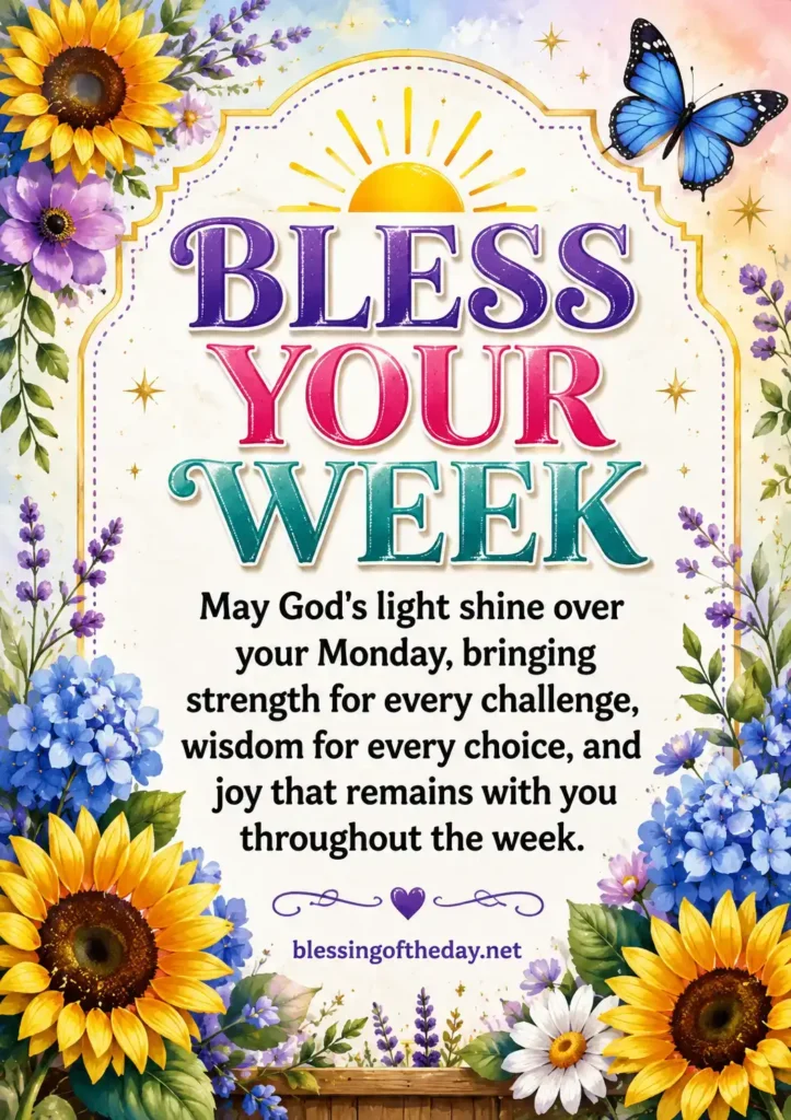 Monday Blessings Images